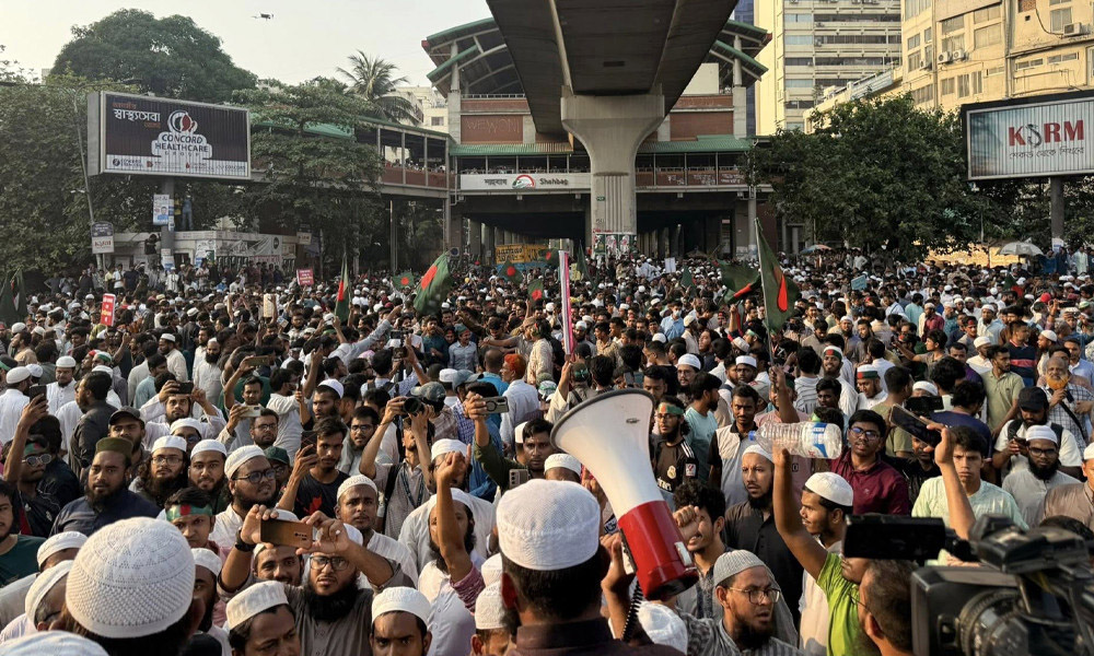আওয়ামী লীগ নিষিদ্ধ হওয়ার আগ পর্যন্ত শাহবাগ ‘ব্লকেড’