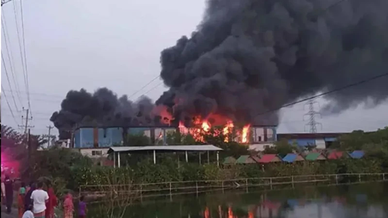 কেরানীগঞ্জে আগুনের ঘটনায় ৫ জনের মরদেহ উদ্ধার