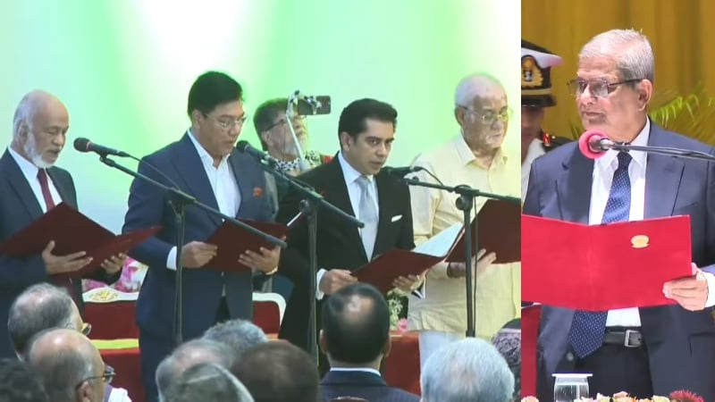 শপথ নিলেন নতুন চার মন্ত্রী